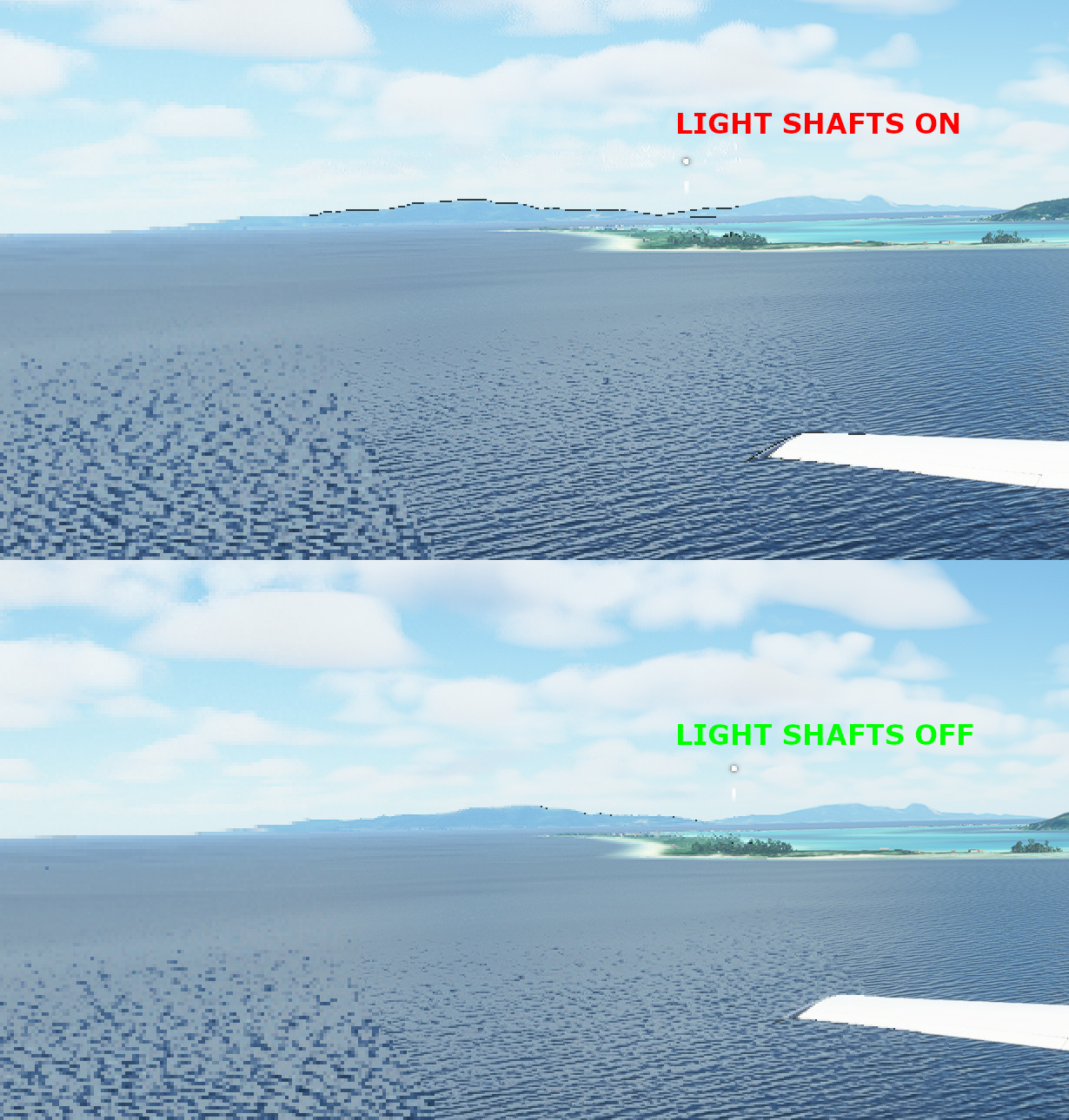 FFR light shafts setting
